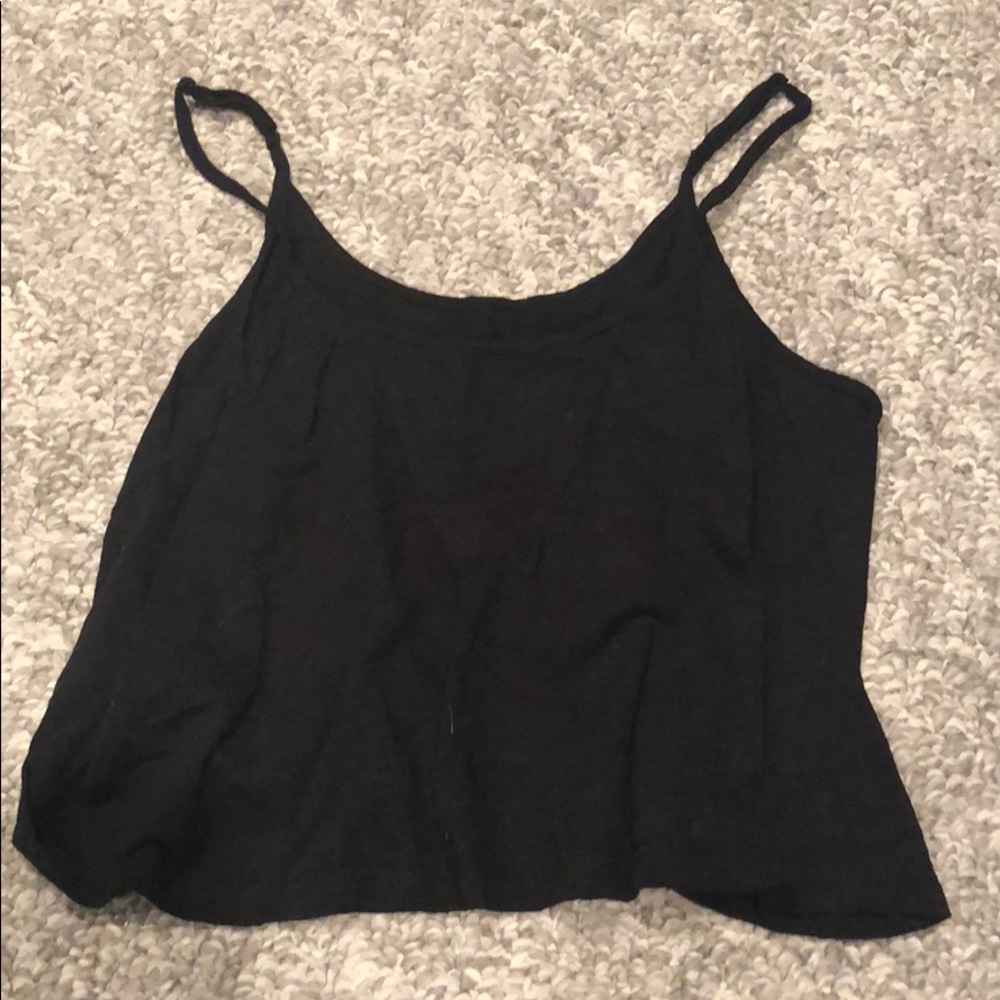 Black crop top